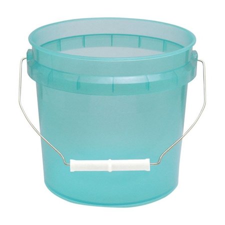 ENCORE Plastic Pail1G Trns Lime 001GGNCL012